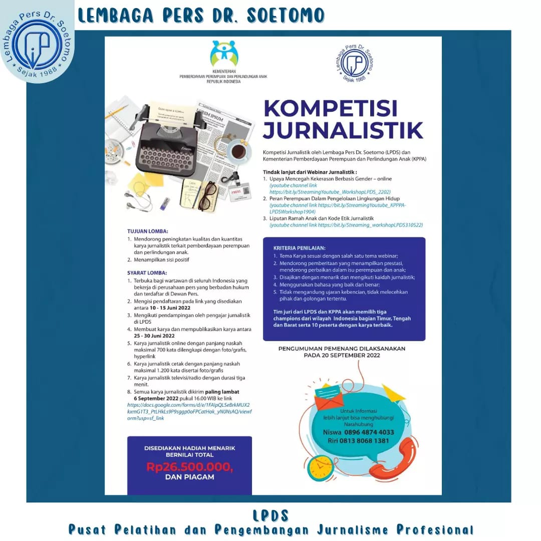 Kompetisi Jurnalistik – Lembaga Pers Dr.Soetomo